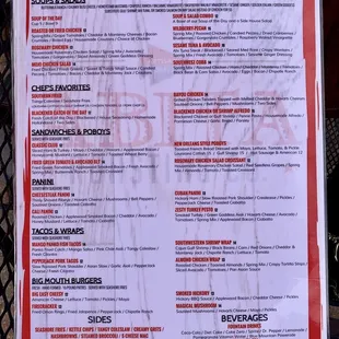 New Menu