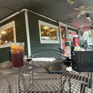 Front porch looking in