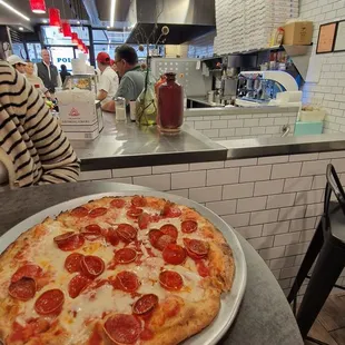 Glutenfree Pepperoni pizza