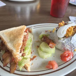 My BLT &amp; Baked potato