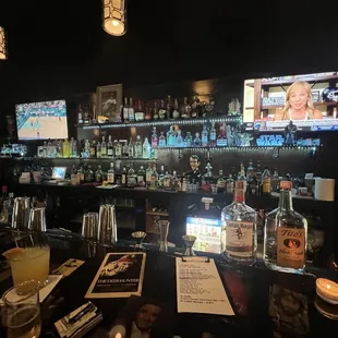 Full bar area