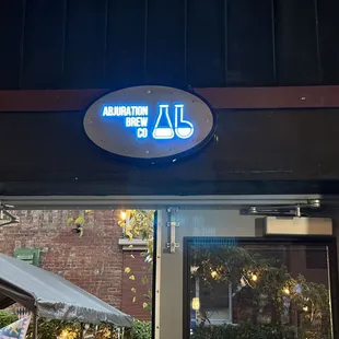 outside