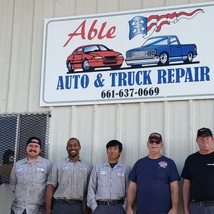 You can trust the team behind Able Auto and Truck Repair for all of your automotive and truck needs! Call us today!