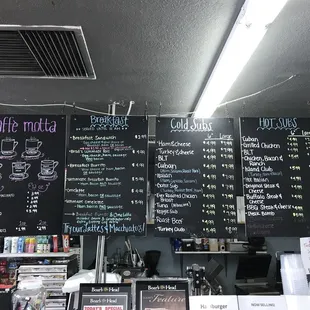 Menu inside