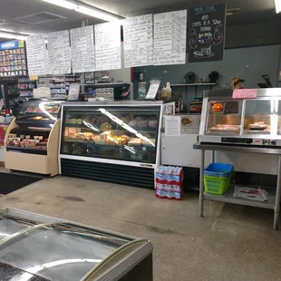 the interior of the store