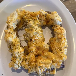 Crab pretzel - pass on this.
