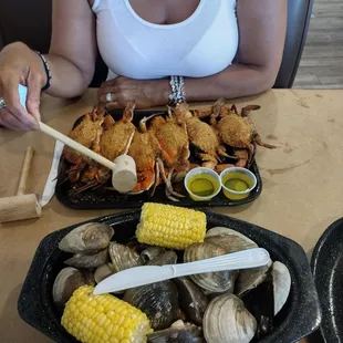 Dozen Crabs