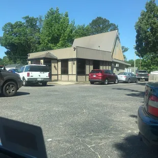 cars parked in a parking lot