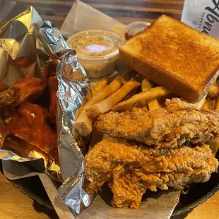 Hot Wings &amp; Tenders.  Pretty damn good!