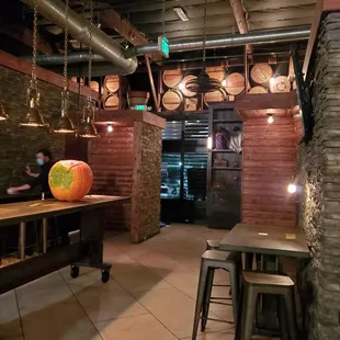 the interior of a restaurant