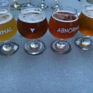 Flight of beer