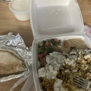 6. Mix Gyro and Chicken Shawarma Plate