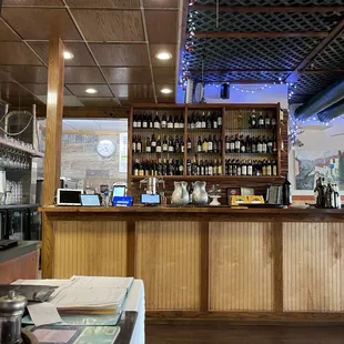 Waiting for my To-Go order I snapped this pic of the bar