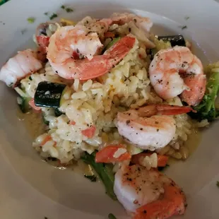 Shrimp risotto