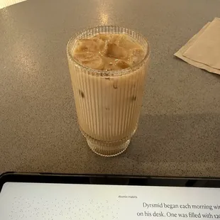 Iced Vanilla Latte