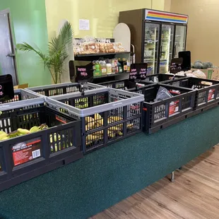 a variety of fruits and vegetables