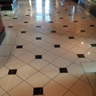 Floor polishing