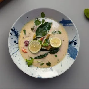 Thai Coconut Soup or Tom Kha Soup.