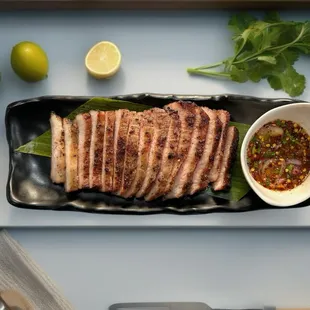 Grilled Pork Shoulder.