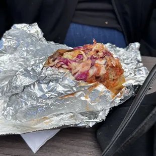Pulled pork sandwich