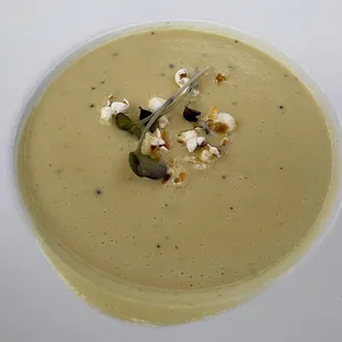 Corn and Truffle soup. Wow!