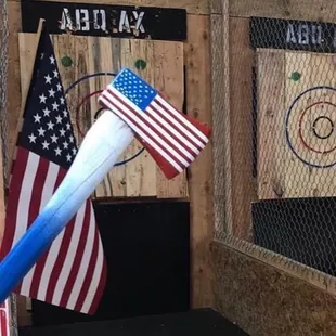 USA loves ax throwing, and we love the USA.
