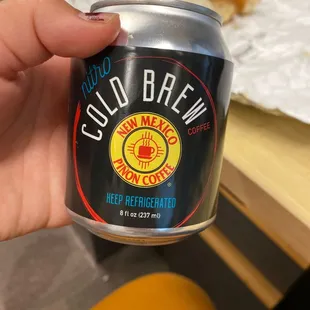 a can of cold brew
