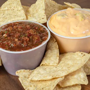 Chips, Salsa and Queso