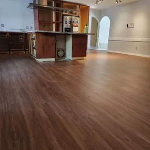 Another customer happy with their new flooring! Carpet is out and luxury vinyl is in!