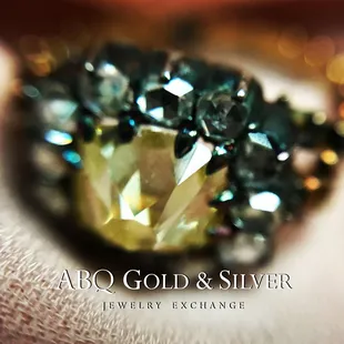 Natural Fancy Yellow Diamond Engagement Ring