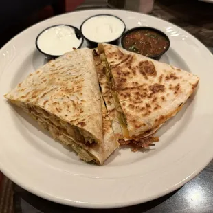 DUKE CITY CHICKEN BACON QUESADILLA