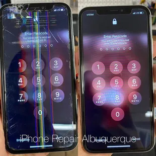iPhone screen repair