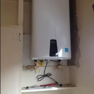 Installation and repair of tankless water heaters which are ultra-efficient!!