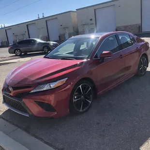 Car without tinted windows