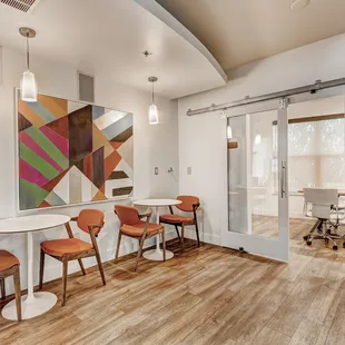 Conference room and working stations