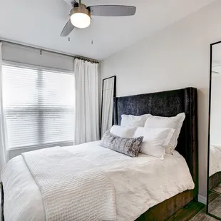 Ceiling fans in mater bedrooms
