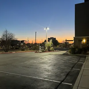 Parking in the evening