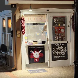 Where to sign in for your tour. October 2024