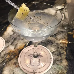 Pepper's Ghost-pineapple vodka and habanero lime