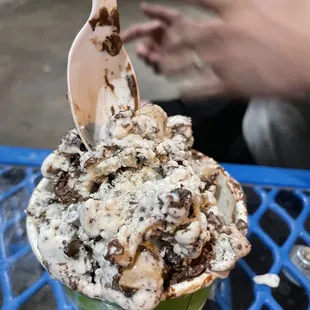 Midnight Craving (Nutella, cookie dough and Oreos)