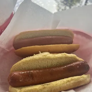 2 Beef Hot Dogs Combo