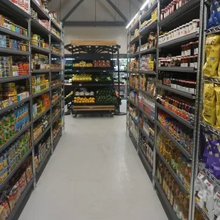 a grocery store aisle