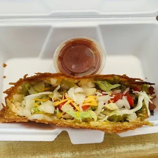 Corned Beef Green Chile Taco