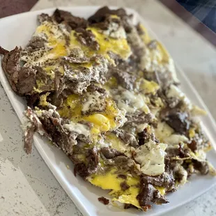 Beef shawarma with egg / branch