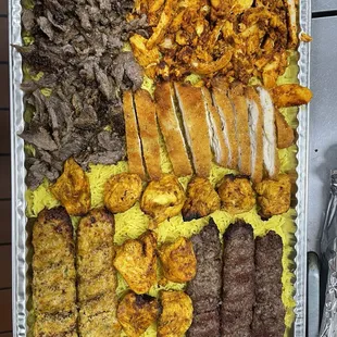 Family grill plate