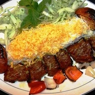 Beef Shish Kabob Plate