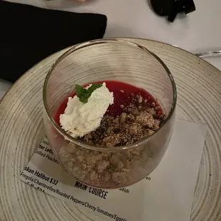 Saffron Panna Cotta