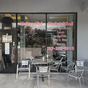 Front of abrita's mini market and deli