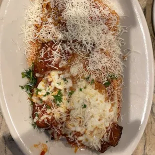 Lunch size chicken Parmesan