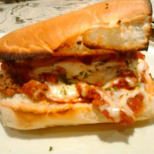 Meatball hoagie.  Tired of turkey already.